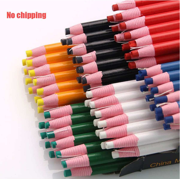 12pcs Sewing Marking Pencils For Fabrics Automatic Vanishing Chalk Tailor's Kit