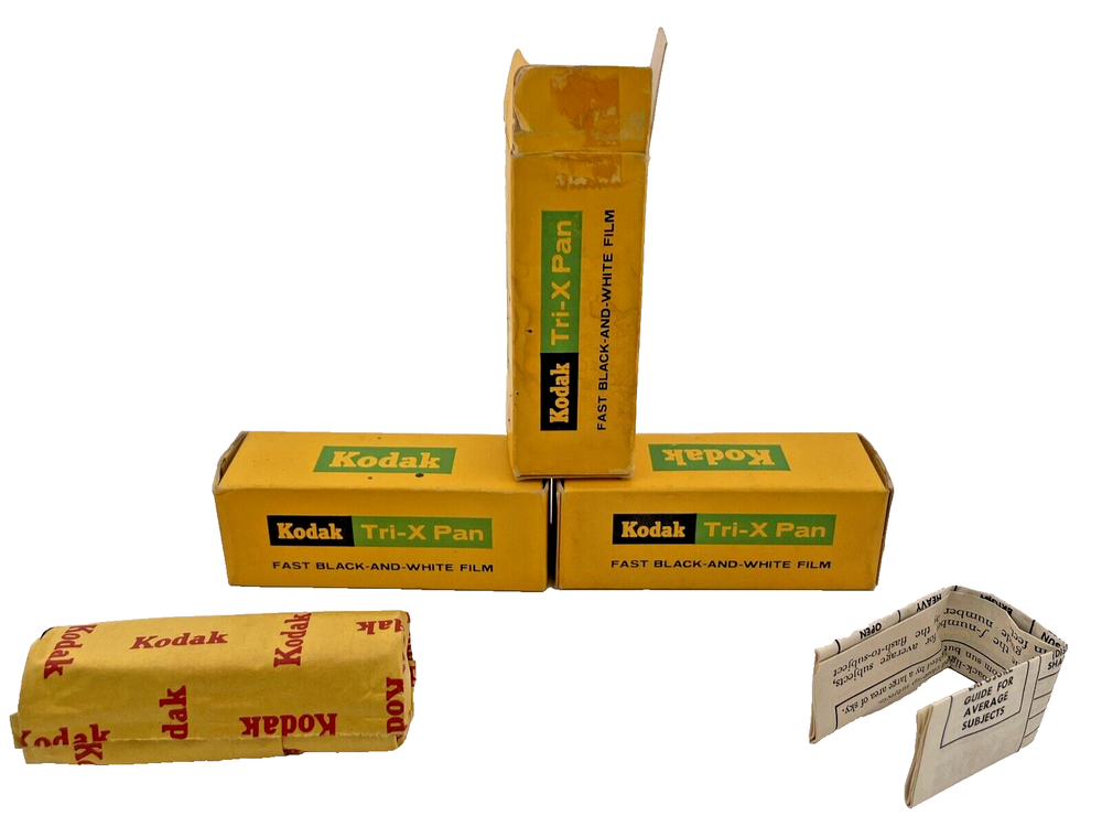 X3 Kodak Tri X Pan Film TX620 Expired Black and White Film EXPIRED 1965