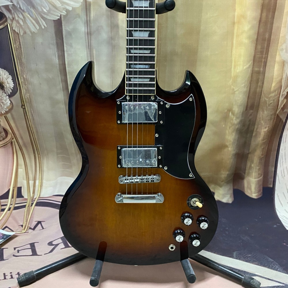 SG electric guitar stock Chrome plated hardware mahogany body stock US warehouse