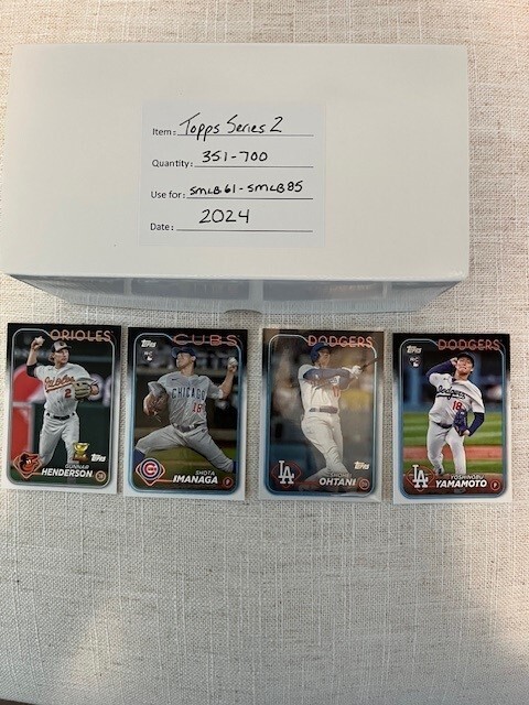 2024 Topps Series 2 Baseball Card Set with 5 Inserts and PP-2 Bonus