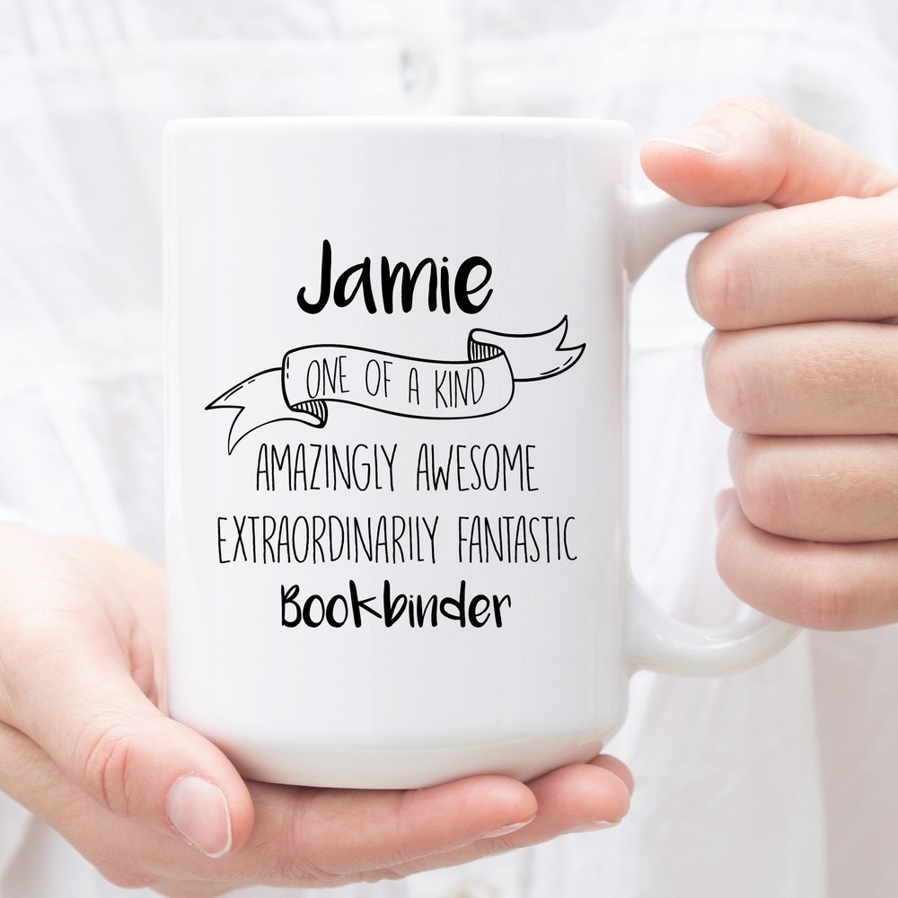 Personalized Coffee Mug For Bookbinder Custom Gifts For Bookbinder Perfect