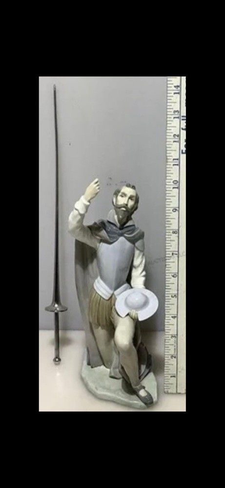 Lladro Don Quixote The Quest Glossy Porcelain Figurine Vintage 1983
