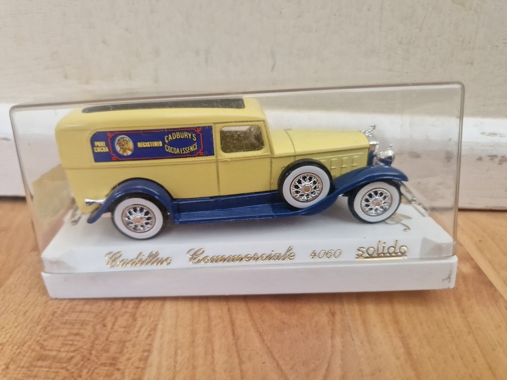 1/43 SOLIDO AGE D'OR - CLASSIC CADILLAC COMMERCIALE CADBURYS COCOA CAR REF 4060