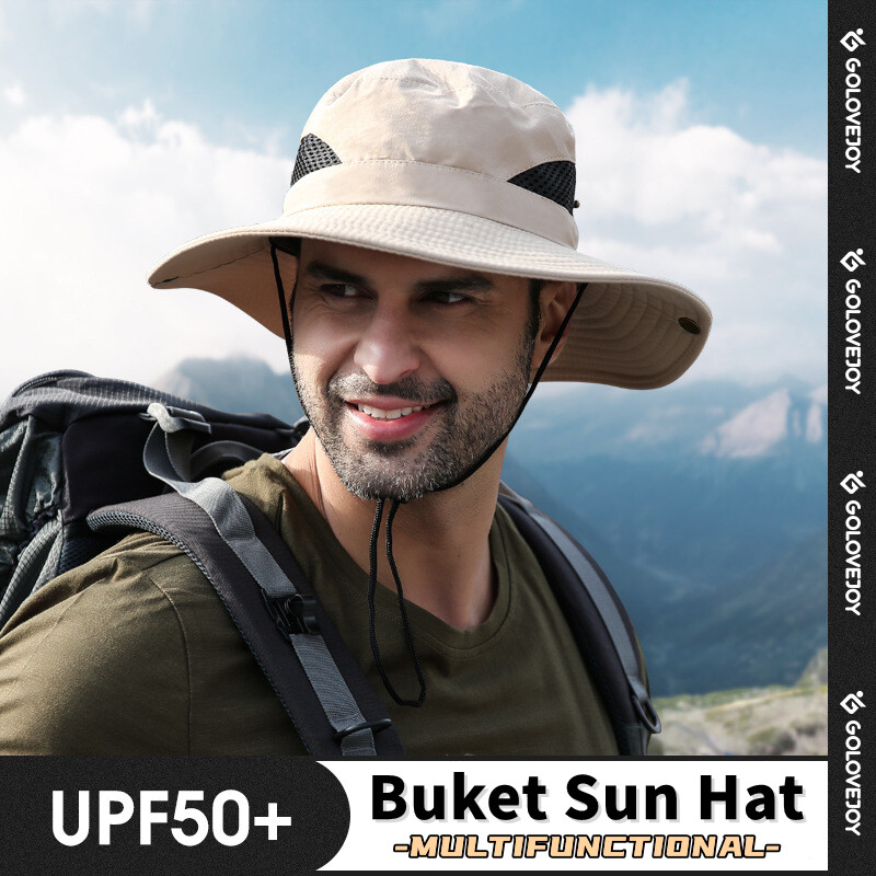 Unisex Outdoor Summer Brim Hat for Fishing Camping Hunting Travel Sun Protection Visor