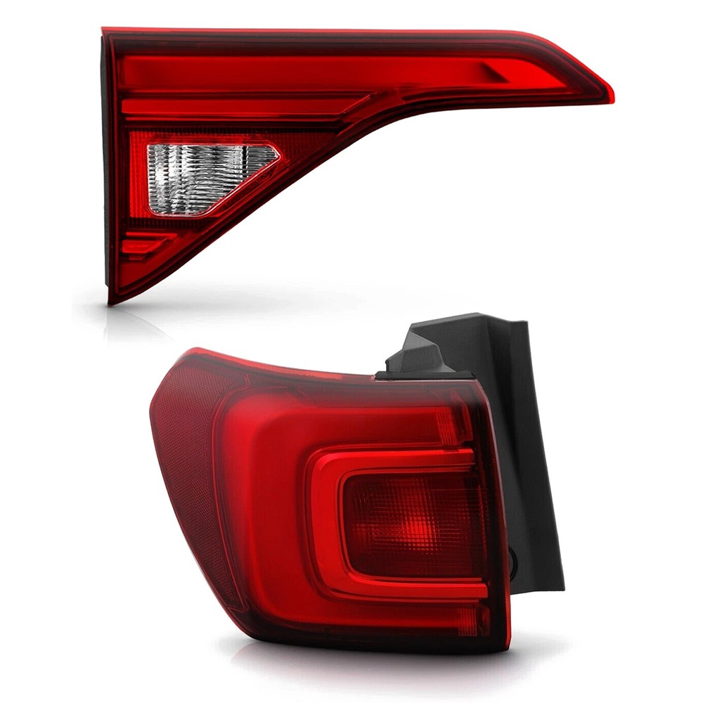 LED Tail Light For 2017-2019 GMC Acadia w/o Terrain Pkg Outer Inner Driver Side