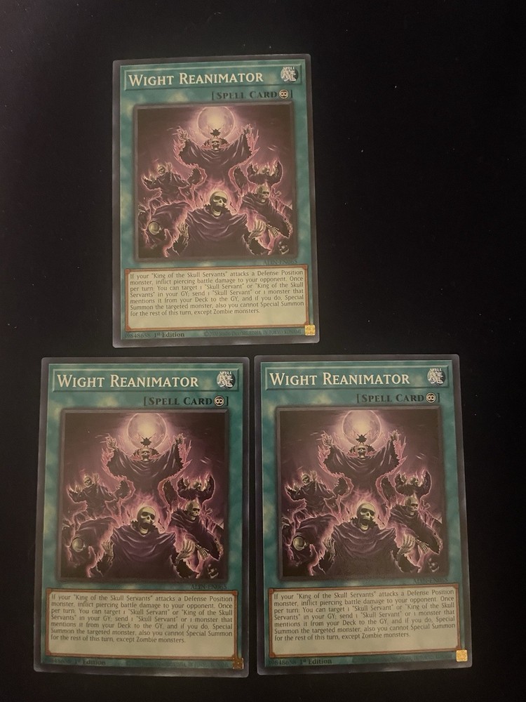 3x Wight Reanimator Alin Near Mint MTG Cards