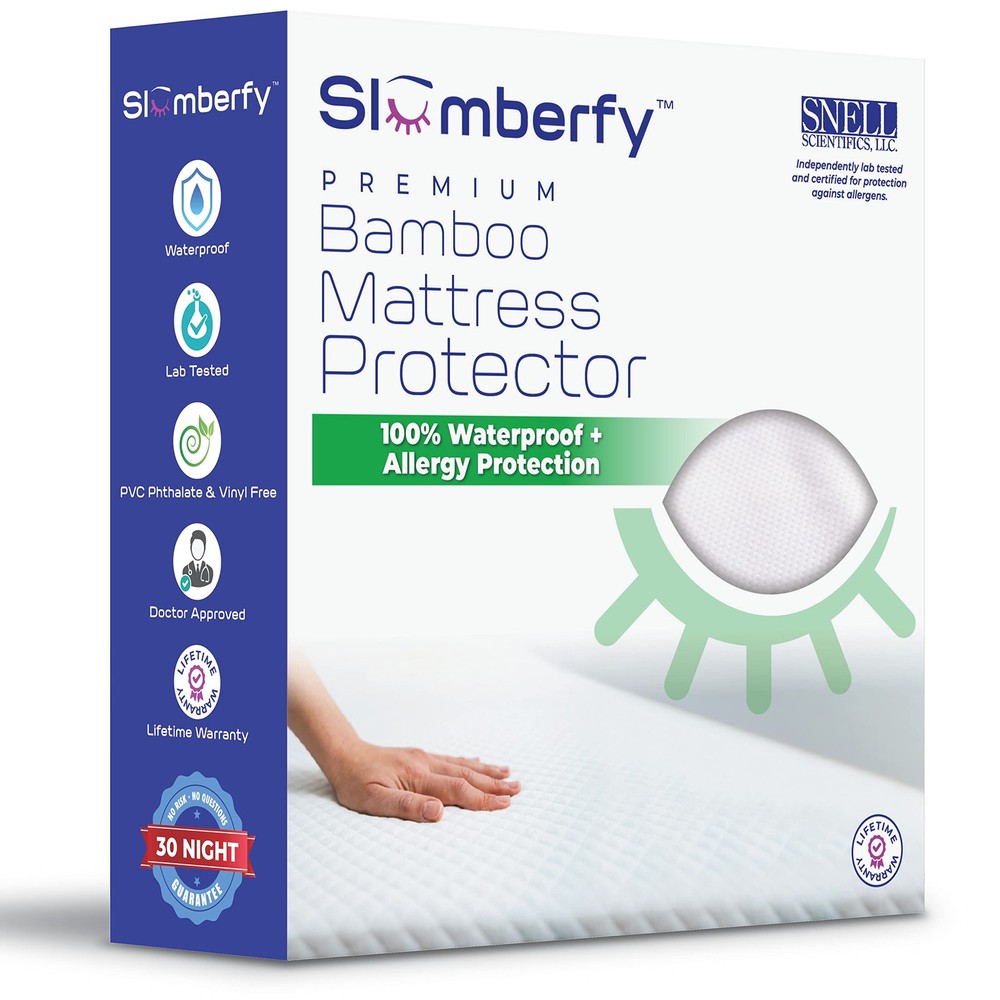 Hypoallergenic Bamboo Waterproof Mattress Protector