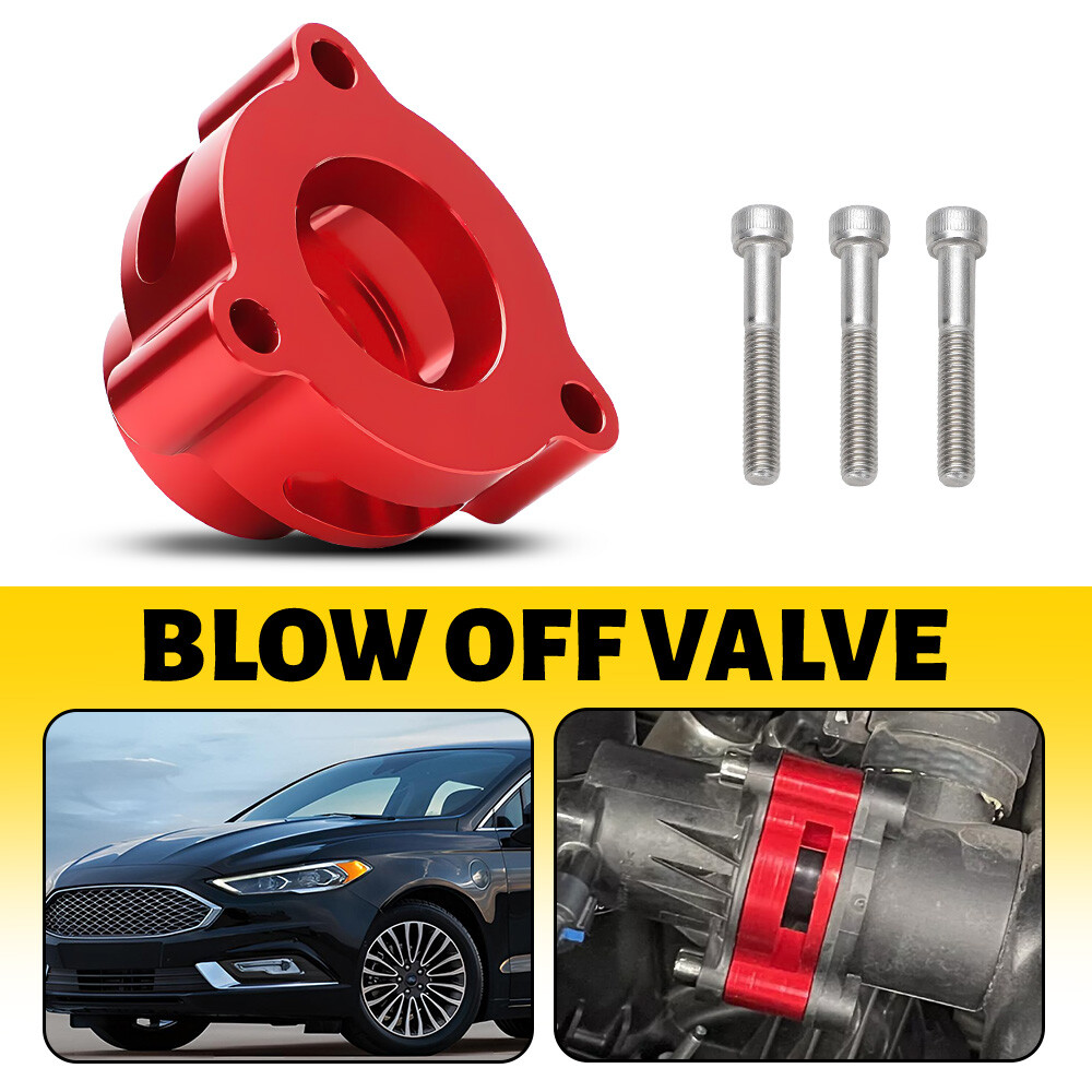 Turbo Blow Off Valve Adapter BOV For Ford Mustang Fusion Fiesta Escape NEW Red