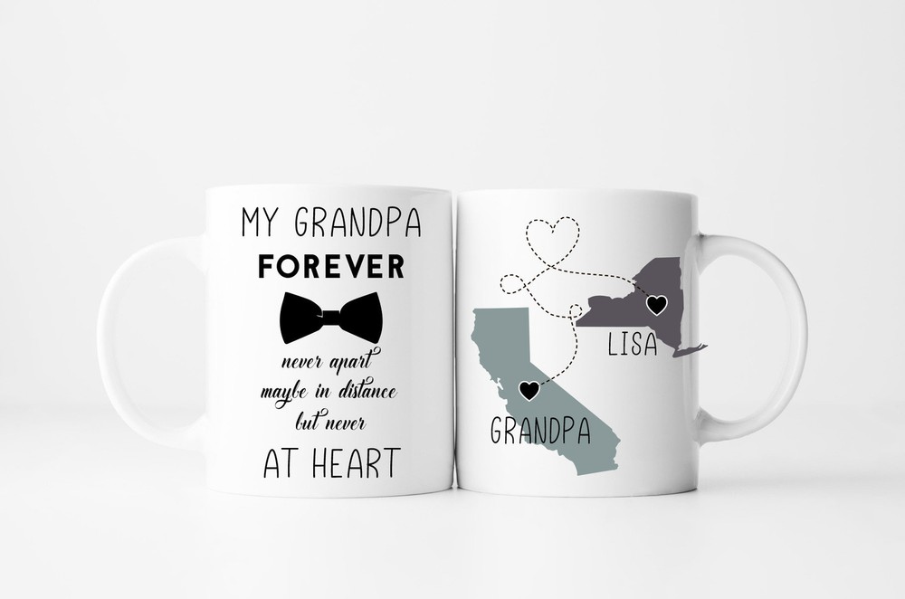 My Grandpa Forever Mug Long Distance Mug For Granddad Father's Day Mug For
