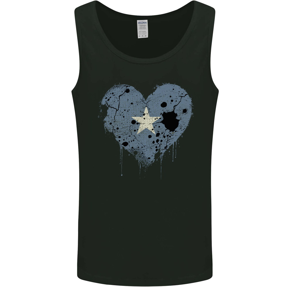 Love Somalia Flag Somalian Day Football Mens Vest Tank Top
