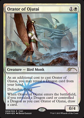 Orator of Ojutai - Foil FNM 2015 x4 - FNM Promos - NM-Mint, English - FNM Promos