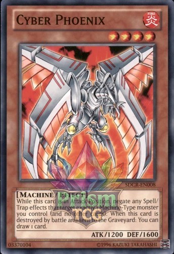 Cyber Phoenix SDCR-EN008 Yu-Gi-Oh Secret Rare Card