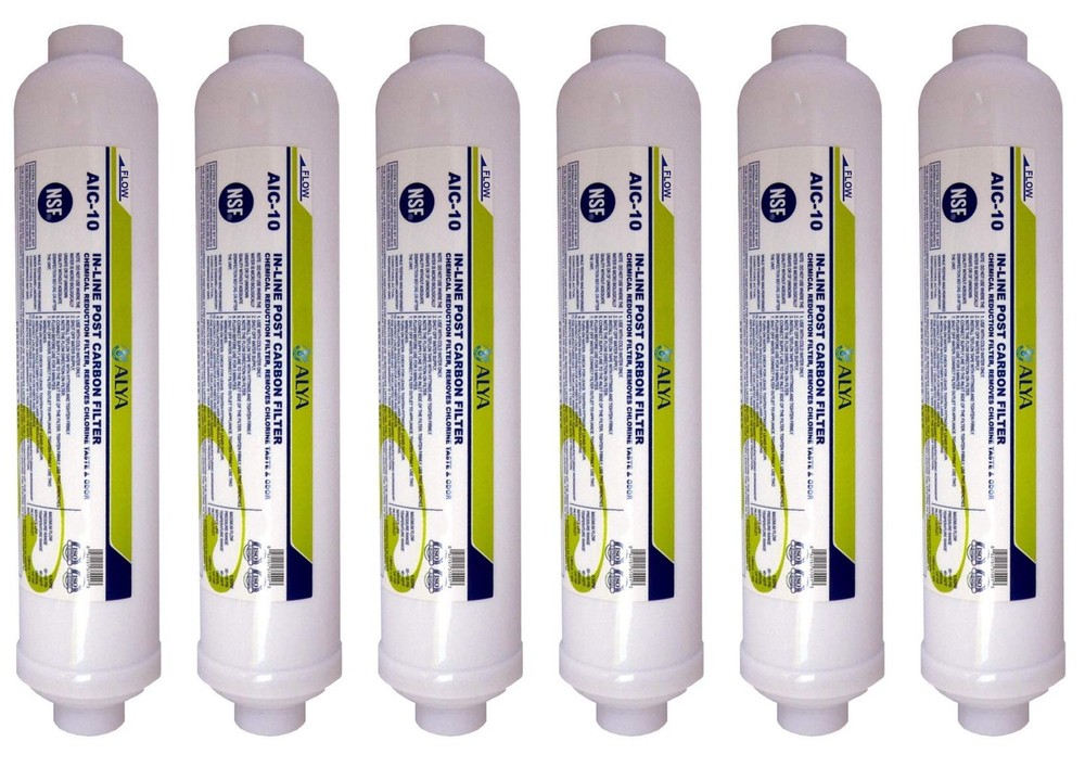 37-1821 Inline Ice Maker Filter 1/4-Inch Compression 6-Pack for Cleaner Ice