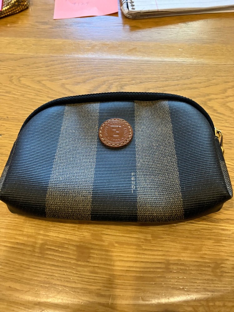 Vintage Fendi Cosmetic Bag Retro Makeup Pouch