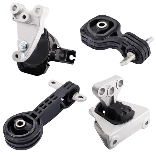 Engine Motor and Trans Mount Set of 4 Compatible with 2006/ 2007/ 2008/ 2009/