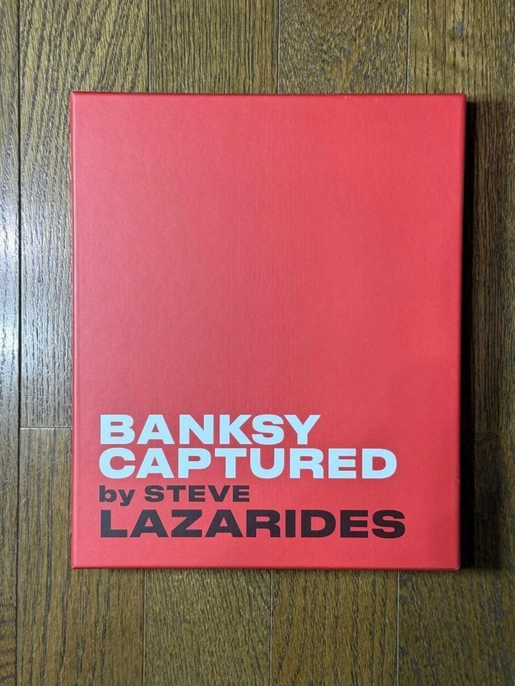 BANKSY CAPTURED by STEVE LAZARIDES 1st Limited Edition Photo Book Box Set