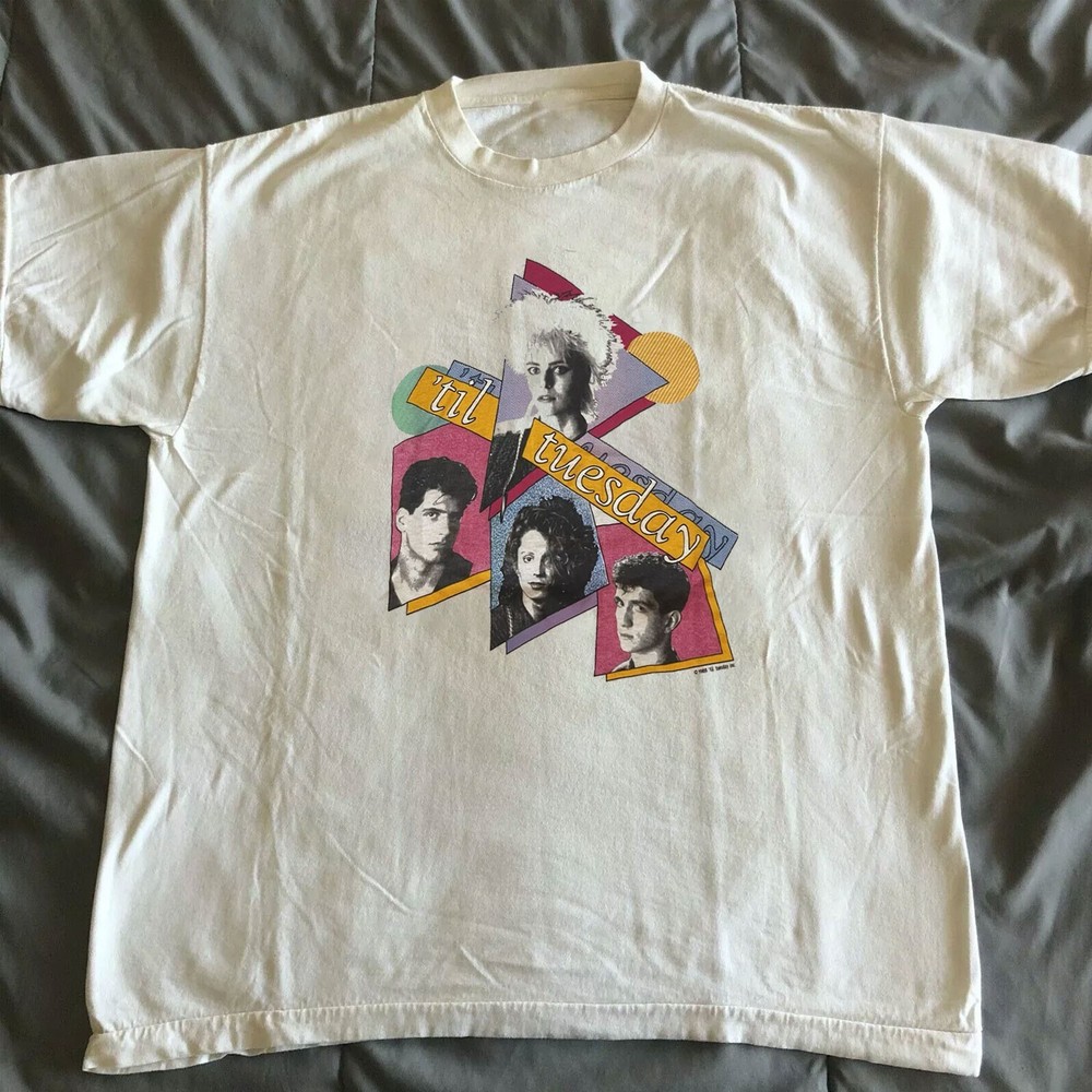 80s Til Tuesday Vintage Tour Shirt New Wave Band Aimee Mann Tee