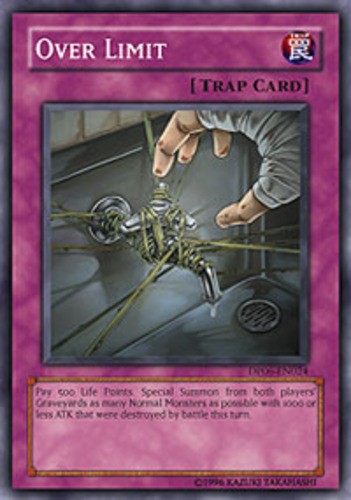 Over Limit DP06-EN024 Common 1st Edition NM Yugioh Card