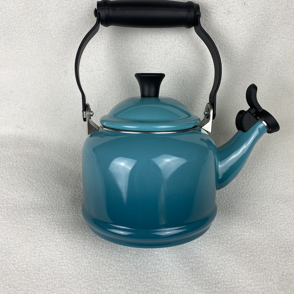 Le Creuset 1.25 Quart Turquoise Ombré Enameled Steel Whistling Tea Kettle