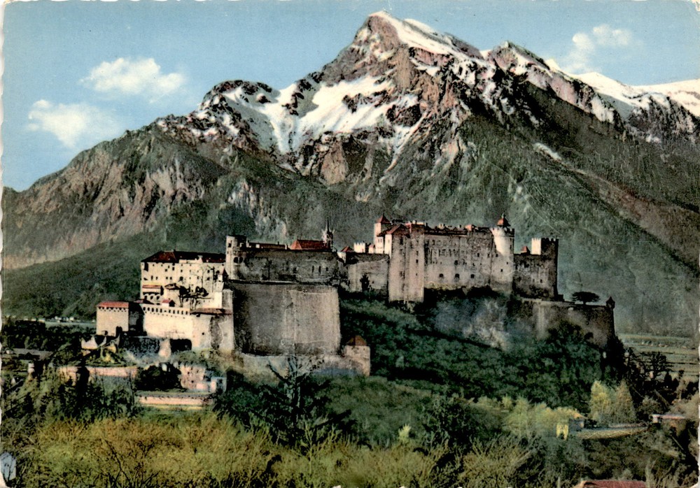 Hohensalzburg, Untersberg, MAKART Postkartenverlag, Salzburg Res Postcard
