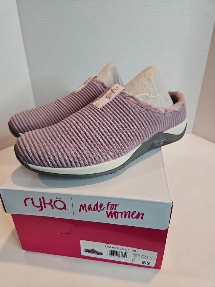 RYKA Made For Women’s 8 W Purple Slip On Sneakers NIB