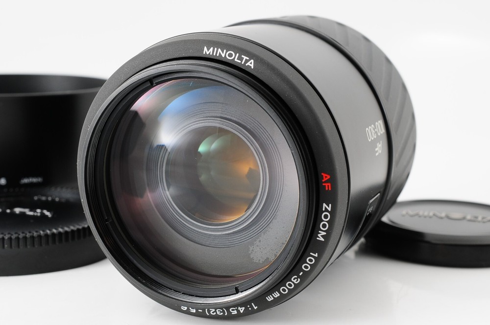 Minolta AF Zoom Lens 100-300mm F4.5-5.6 Mint Condition From Japan #8