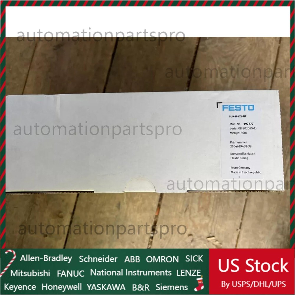 New PUN-H-6X1-NT Festo 197377 Fast Shipping 50M Pneumatic Tubing