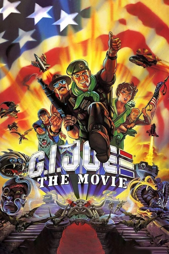 Vintage 1987 G.I. Joe The Movie Poster by Hasbro - Wall Art Home Decor No Frame