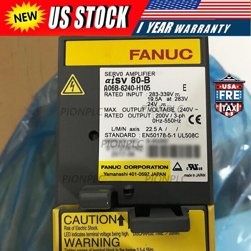 1PC New Fanuc A06B-6240-H105 Servo Driver Fast Shipping