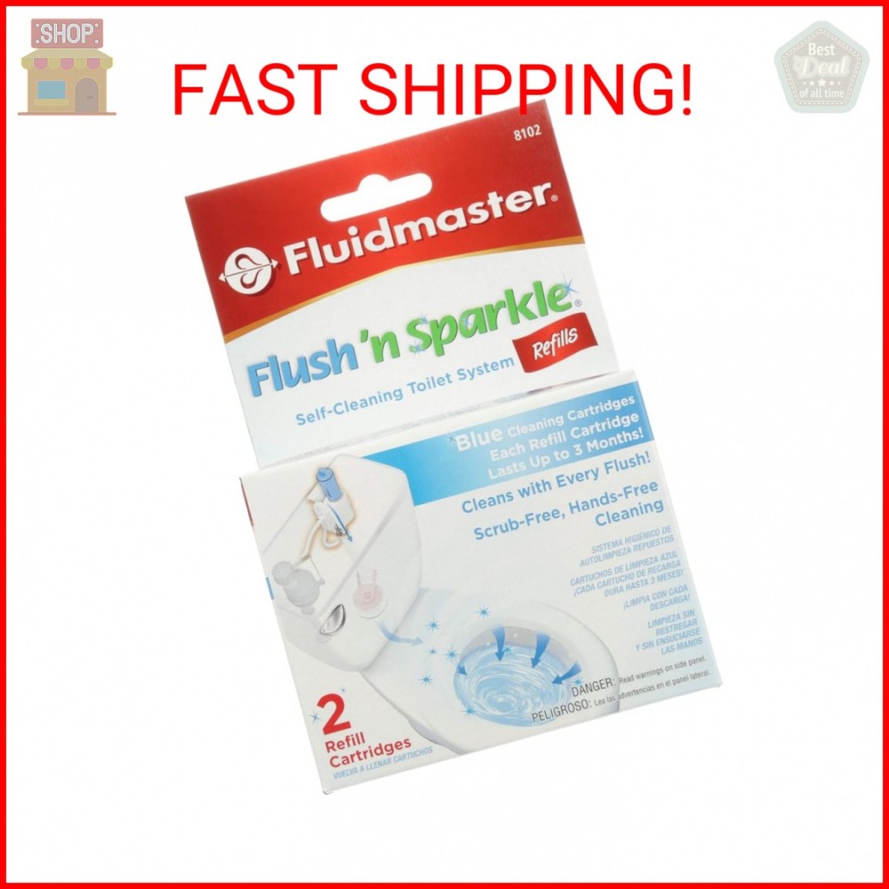 Fluidmaster 8102P8 Toilet Bowl Cleaning System - 2 Pack