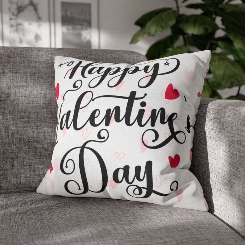 Romantic Valentine's Day Heart Pillow - Cute Gift for Her