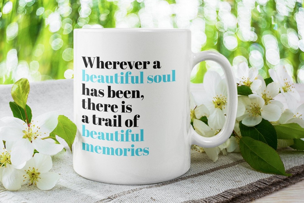 Memorial Mug Beautiful Soul Remembrance Tribute Ceramic Coffee Cup