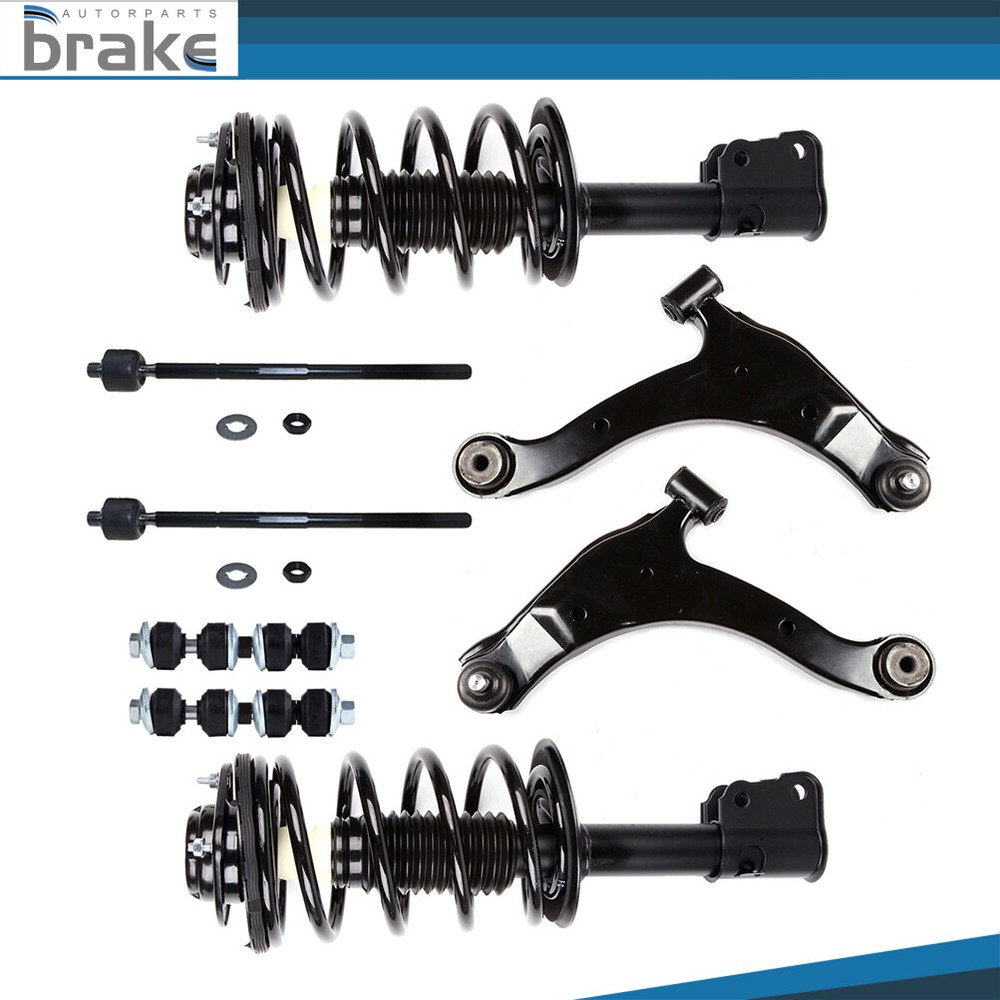 00-03 Dodge Neon SX Front Quick Strut with Control Arm & Tie Rod End Link