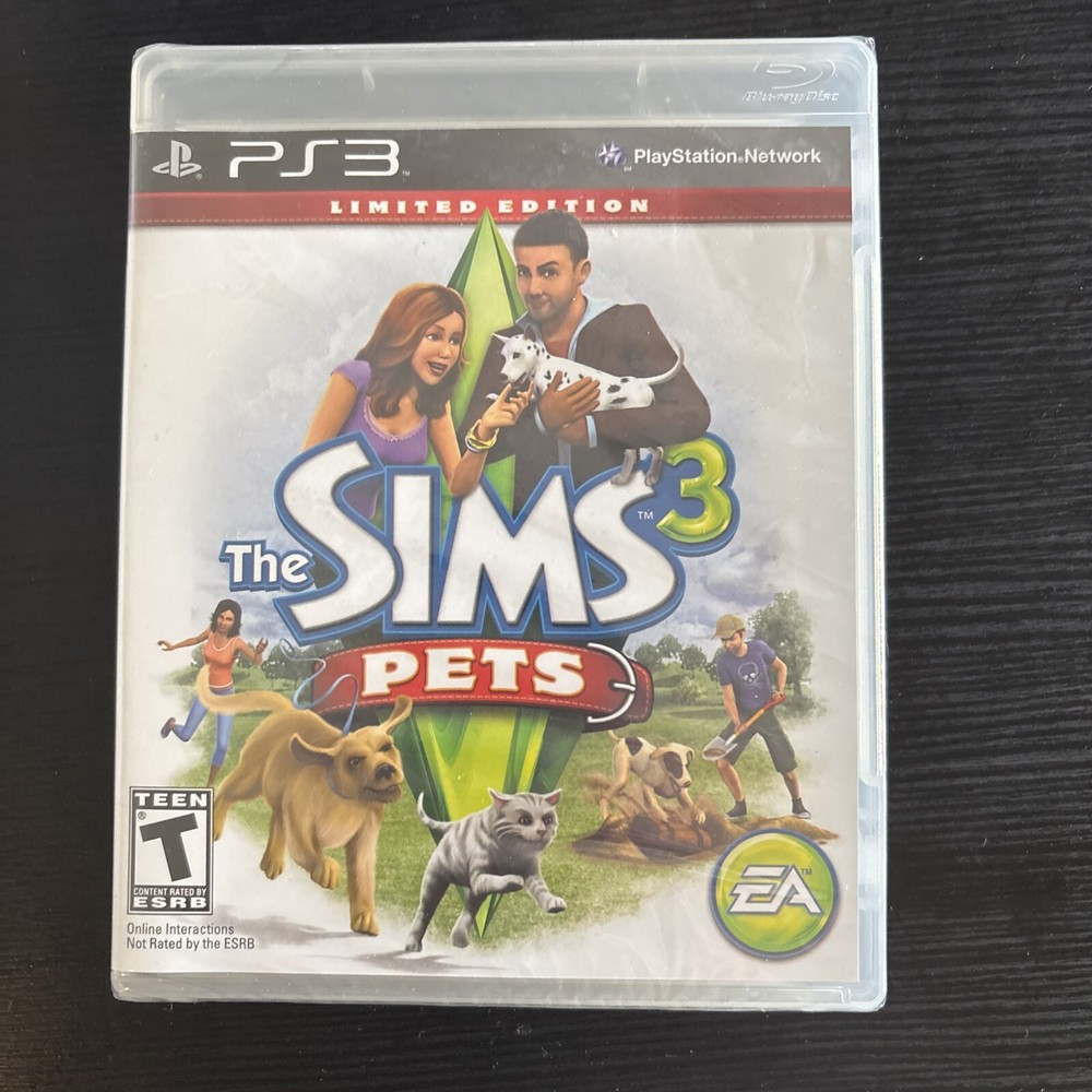 The Sims 3 Pets Limited Edition PS3 2011 Brand New Sealed
