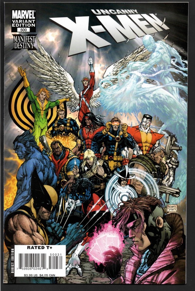 Uncanny X-Men 500 Michael Turner 1 30 Variant Cover Marvel 2008 NM Condition