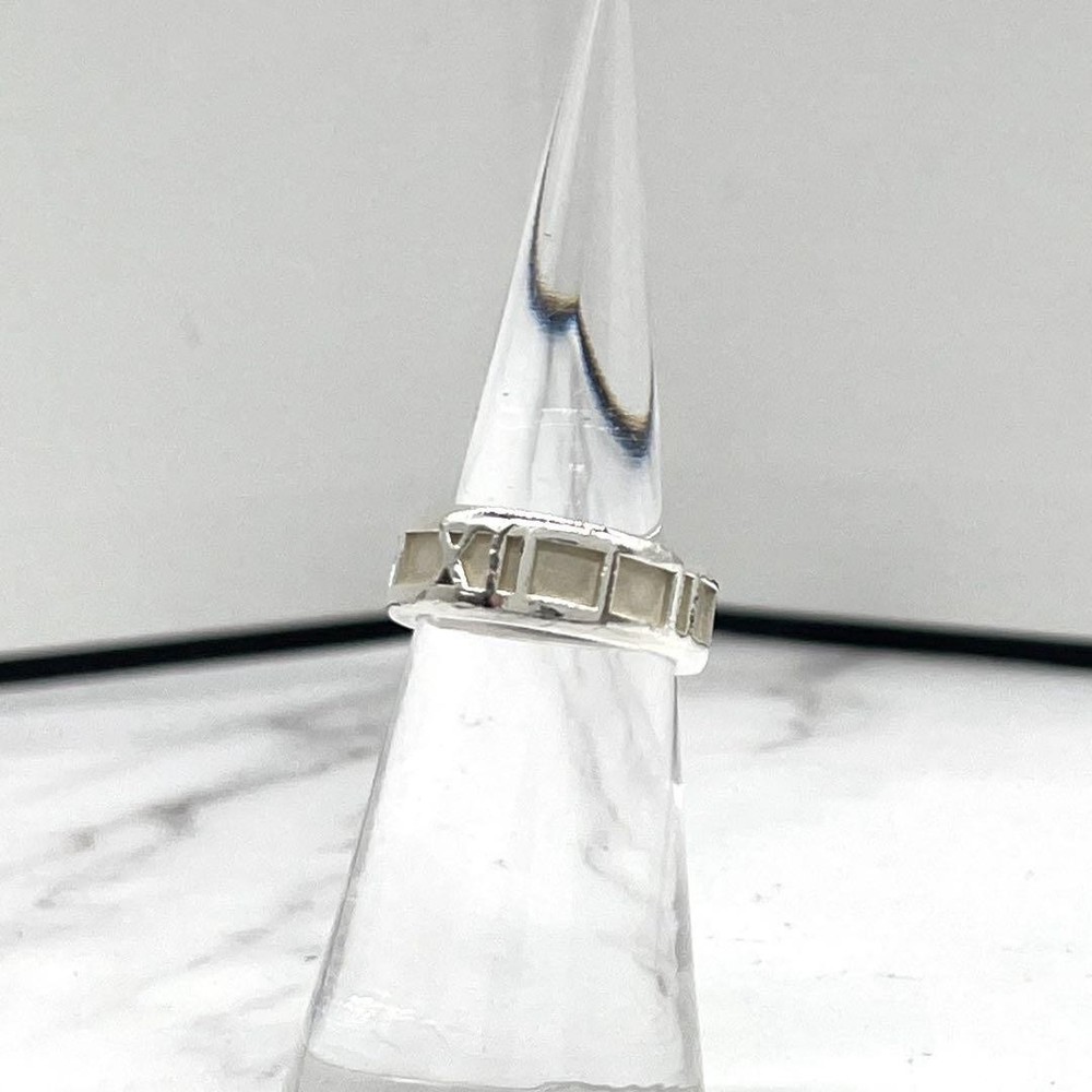 Tiffany Atlas 925 Silver Ring Size 7 Classic Jewelry Gift
