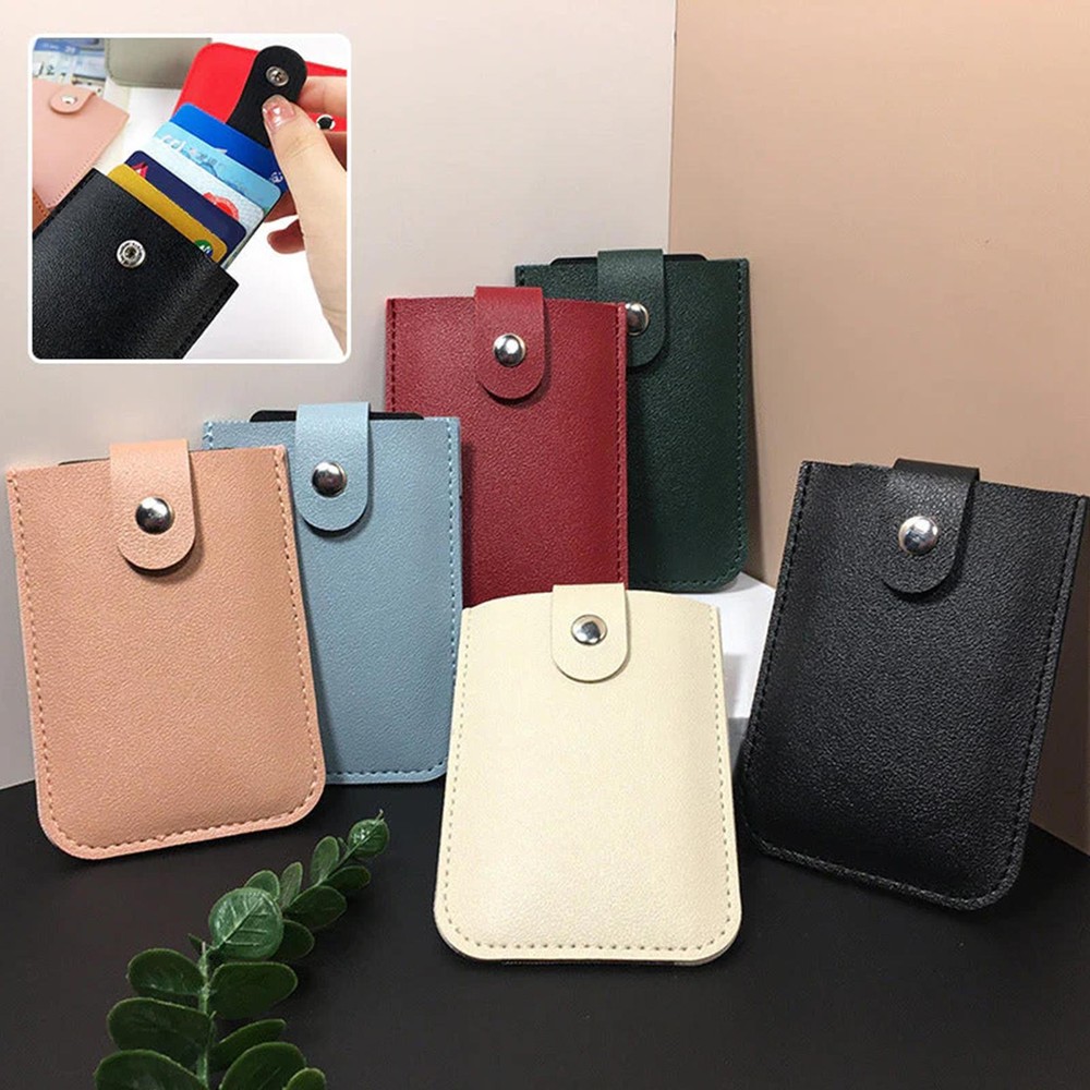 Leather Pull Out Wallet with Hasp for Credit Cards