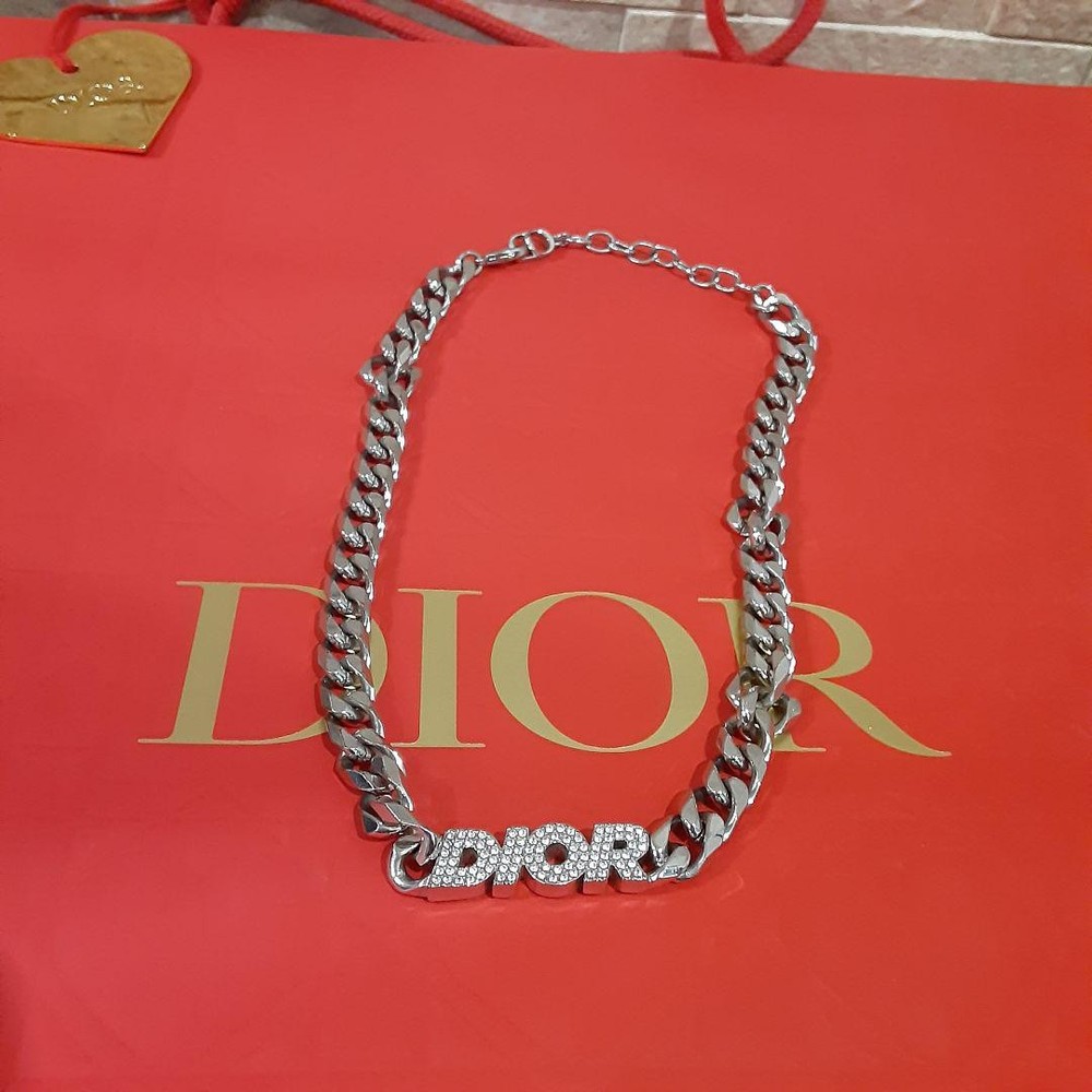 Dior Silver Necklace Elegant and Timeless Jewelry Piece