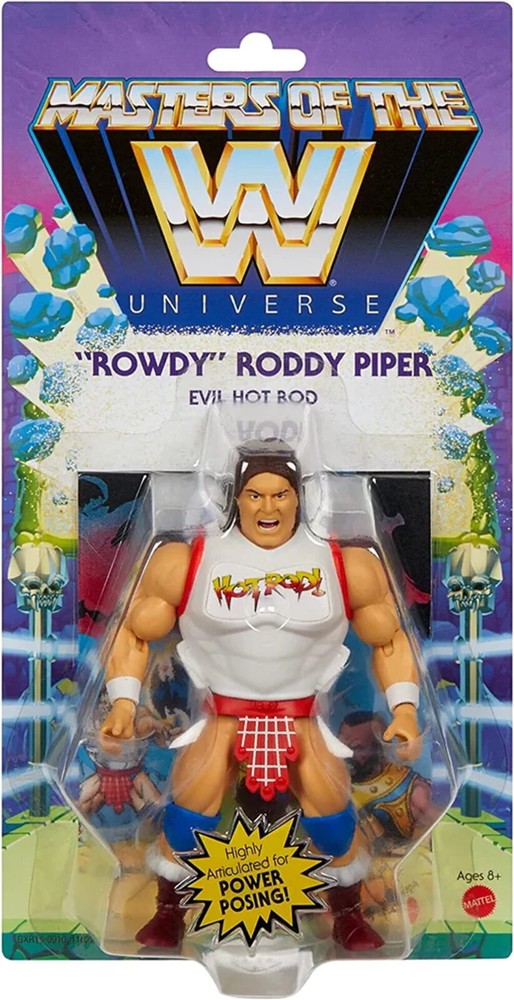 Mattel Masters Of The WWE  Universe Rowdy Roddy Piper Action Figure MOTU