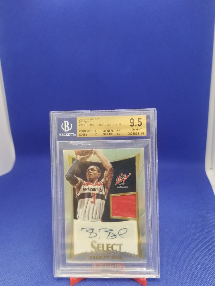 Bradley Beal 2012 Select Rookie Auto Jersey #272 140/199 BGS 9.5 Gem Mint
