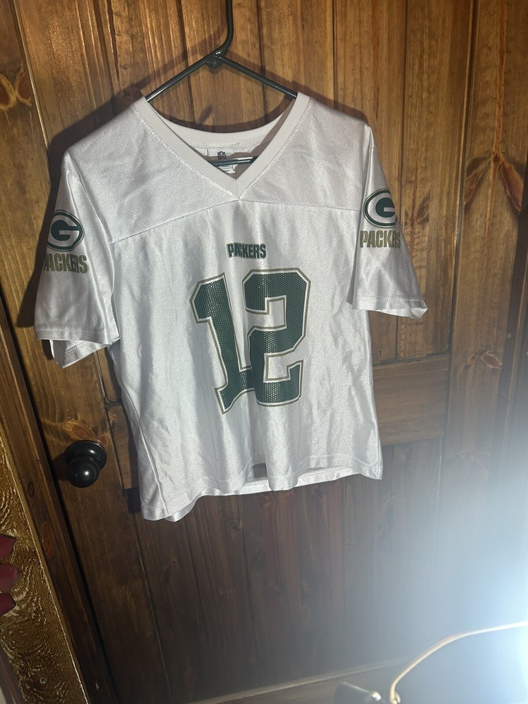 Aaron Rodgers Green Bay Packers #12 NFL Womens XL Jersey