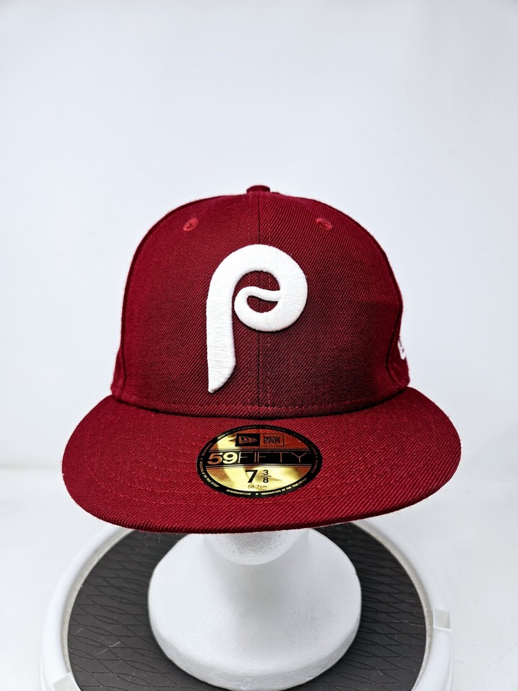 Philadelphia Phillies 7 3/8 MLB Hat New ERA 59Fifty Cooperstown Collection Used