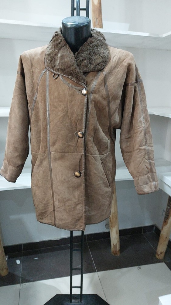 Pre-owned Woman Brown Sheepskin Size 46 MGC190PI