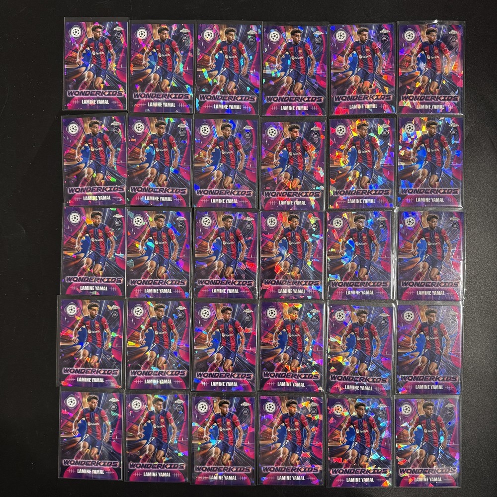 Lamine Yamal 2023-24 Topps Chrome Sapphire Wonderkids RC Rookie Card lots30