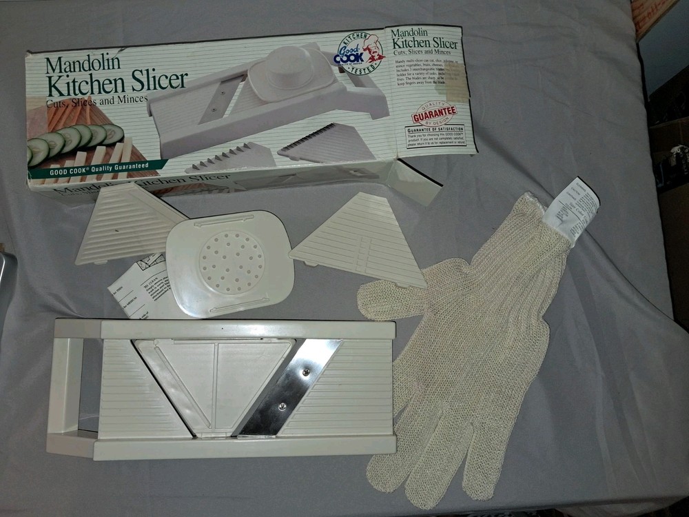 Good Cook Mandolin Kitchen Multi-Slicer with Large Safety Glove