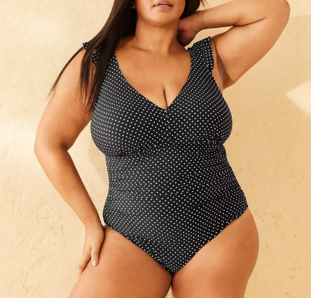 Women's Flounce Tummy Control Full Coverage One Piece Swimsuit-Shade & Shore 20