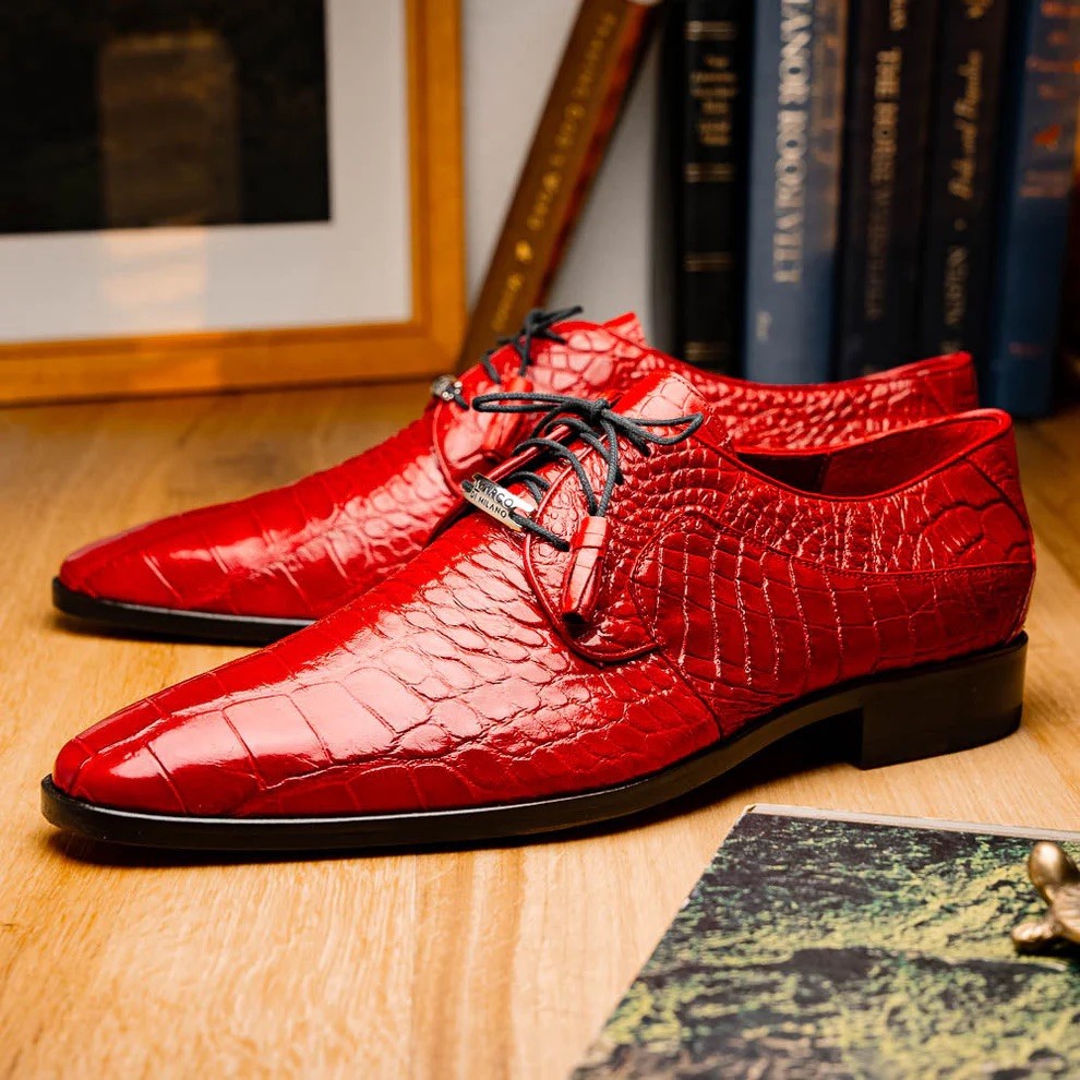 Mezlan Gables Genuine Crocodile Men's Shoes