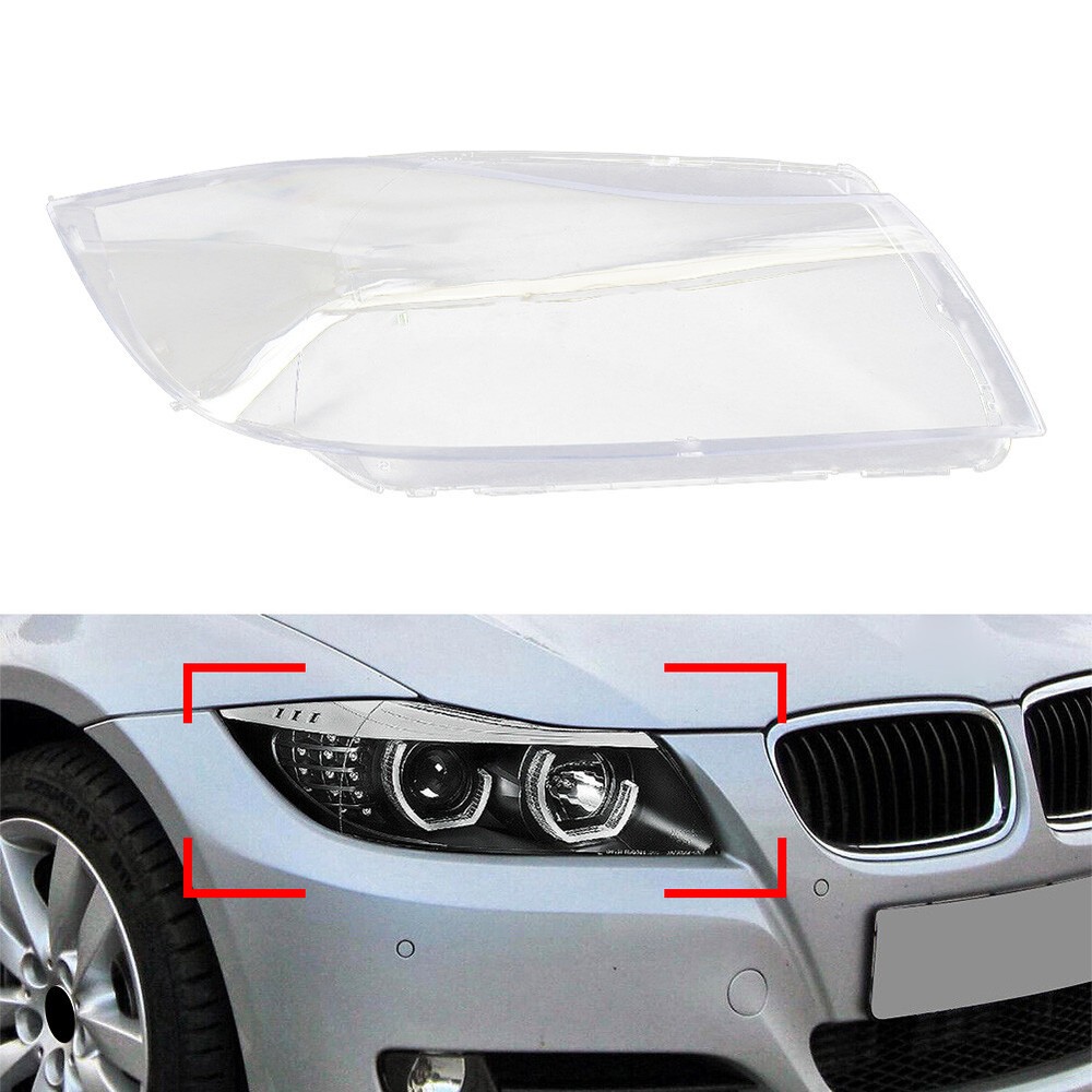 New Car Front Headlight Lens Cover For BMW 3 Series E90 Sedan E91 Wagon 05-08