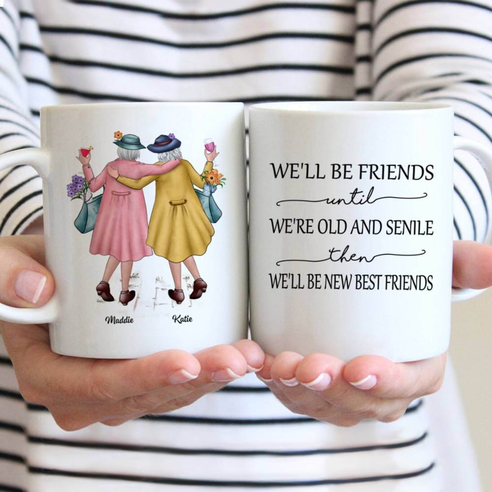 We’ll Be New Best Friends Personalized Ceramic Mug