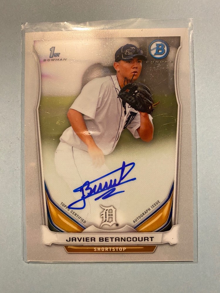 A23,782 - 2014 Bowman Chrome Prospect Autographs #BCAPJBE Javier Betancourt